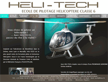 Tablet Screenshot of heli-tech.fr